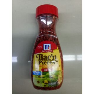 Mccormick Bacon Bits 124g แม็คคอร์มิคแป้งถั่วเหลืองอบกรอบกลิ่นเบคอน