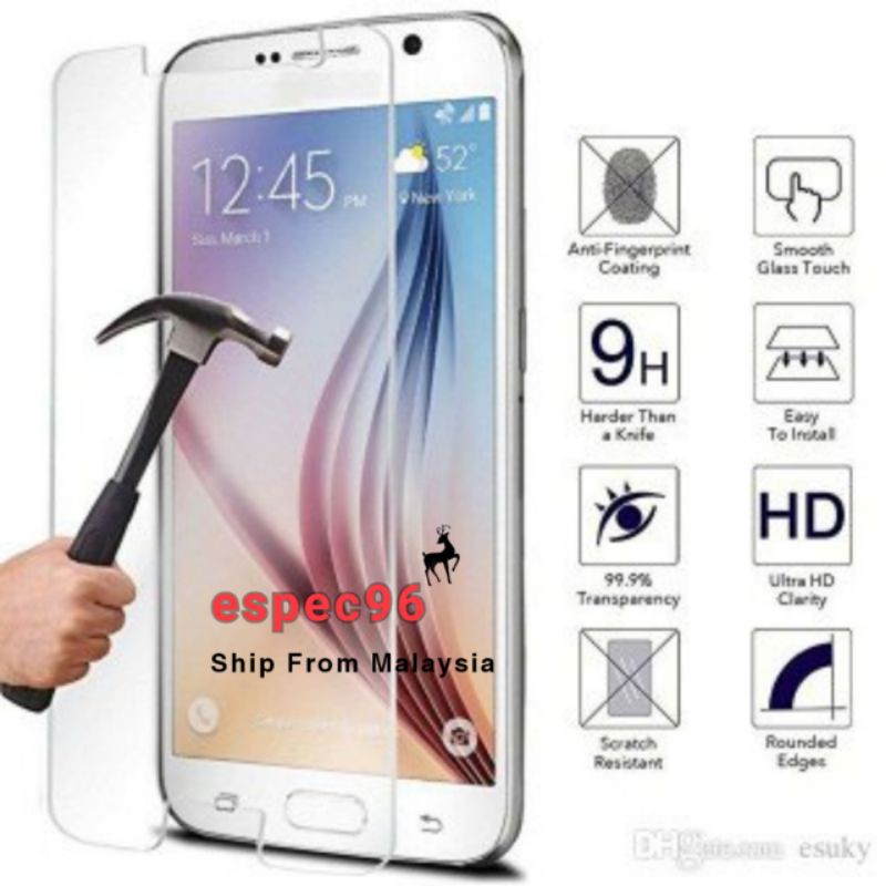 Samsung Galaxy J2 Pro J250 J4 J400 J6 J600 J5 J510 J8 J810 A6 Plus A605 Clear Tempered Glass Protect