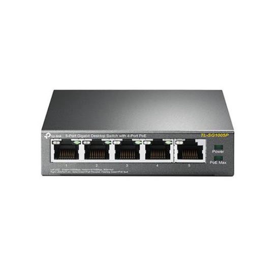 TP-Link TL-SG1005P 5 -Port Gigabit Desktop Switch with 4-Port PoE
