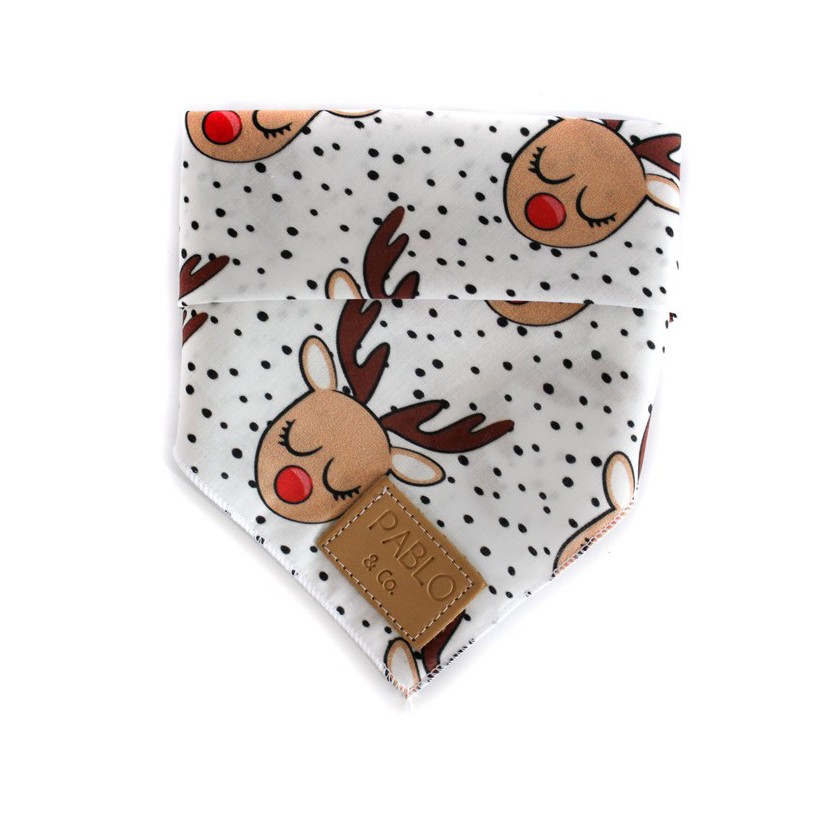 Pablo & Co. ผ้าพันคอสัตว์เลี้ยง [Mr & Mrs Rudolph]