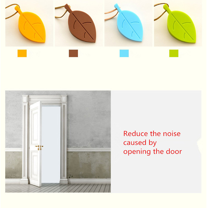 กันชนประตูซิลิโคน รูปใบไม้ เพื่อความปลอดภัยของเด็ก มี 4 สี - รูปที่ 4