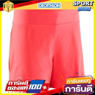กางเกงขาสั้นผู้หญิงสำหรับใส่วิ่งรุ่น RUN DRY (สีส้ม CORAL) Womens running shorts RUN DRY - CORAL orange