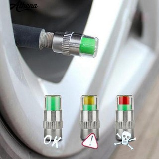 4 ชิ้น Auto Car Tyre Pressure Monitor ตัวบ่งชี้ของเซนเซอร์วาล์วแจ้งเตือนลำต้น