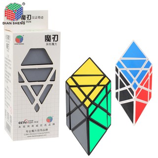 Dian Sheng Moren Blade Rhomboid Shape irregular Rubiks Cube ของเล่นลูกบาศก์ปริศนาของเล่นสำหรับเด็ก Toy