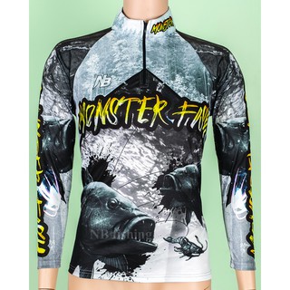 เสื้อตกปลา Black Gold MONSTER Fish (FN)