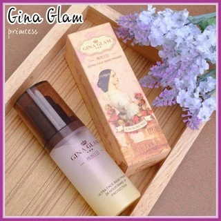 Gina Glam Princess Ultra Face Base Primer 30g G18 ไพเมอร์ เนื้อซิลิโคน จีน่า เกลม ปกปิดรูขุมขน