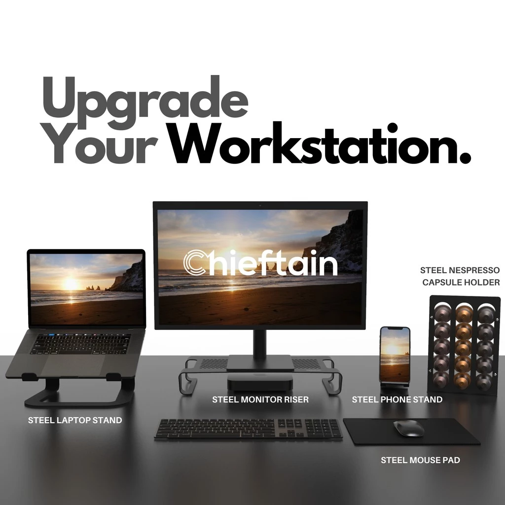 Chieftain ที่วางมือถือ ที่วางแท็บเล็ต Tablet ขาตั้งไอแพด เหล็ก 100% Steel Phone Stand Tablet Stand thumbnail 10