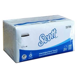 กระดาษเช็ดมืออินเตอร์โฟลด์ สก๊อตต์ กระดาษทิชชู Interfold Scott Paper Towel