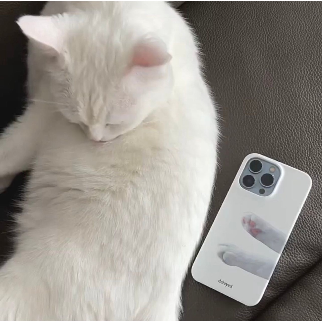 ฟิล์ม น่ารักน่ารักสัตว์เลี้ยงแมว jiojio เหมาะสําหรับ 14/13pro/15promax/13/16 เคสโทรศัพท์ เคสแข็ง