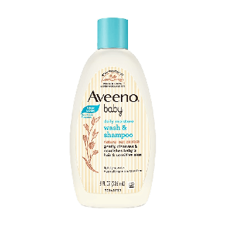 อาวีโน่เบบี้ ครีมอาบน้ำและยาสระผมเด็ก อาวีโน่ เบบี้ วอช แอนด์ แชมพู 236 มล. Aveeno Baby Daily Wash & Shampoo 236 ml.