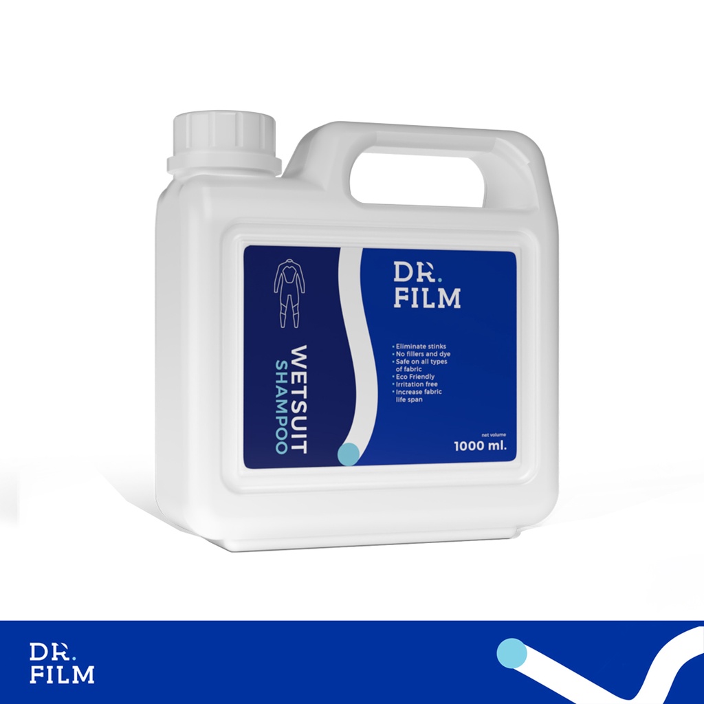 DR.FILM® Wetsuit Shampoo ผลิตภัณฑ์ทำความสะอาดชุดกีฬา ขนาด 1000 ML ขจัดคราบฝังแน่นและกลิ่นอันไม่พึงประสงค์
