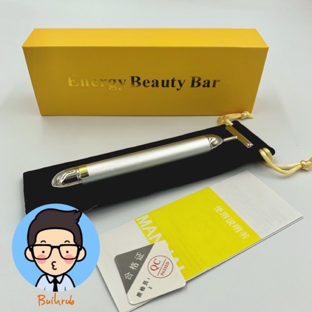 (พร้อมส่งจากไทย) 💁🏻 Energy Beauty Bar 💁🏻⚪️Platinum Edition เครื่องผลักครีมสู่ผิว เครื่องนวดหน้า