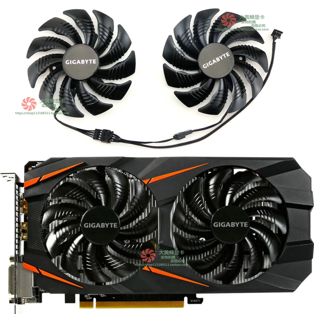 พัดลมระบายความร้อนกราฟิก Gigabyte GTX1060 P106-100 6GB T129215SU/PLD09210S12HH
