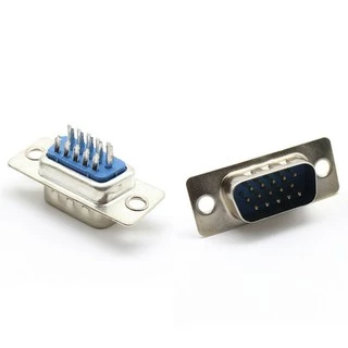 ชุดหัวประกอบ DB-9 DB9 ,DB15 ,DB25 Male Female Connector with socket D-Sub 9 pin PCB Connectorเปลือกโลหะ เปลือกเหล็ก VGA