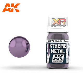 AK674 Xtreme Metal Metallic Purple