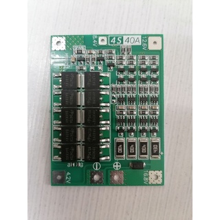 bms แบต 3.7v li-ion. 4s 16.8v 40A