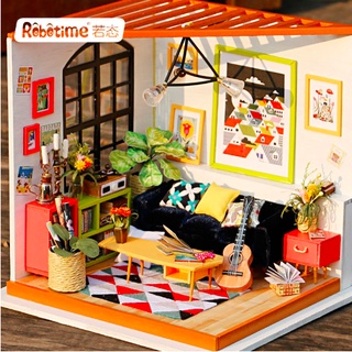 Robotime :DG106 Living Room Dollhouse