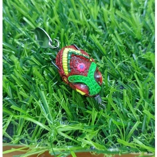 กบยาง 2.5 cm. ตัวเบ็ดเบอร์ 4= (กบยางลายไทย)