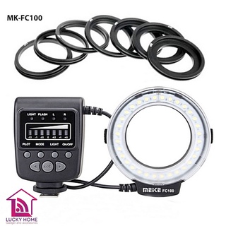 RING FLASH MEIKE MK-FC100 FOR / CANON / NIKON / OLYMPUS / PANTEX พร้อมส่งในไทย