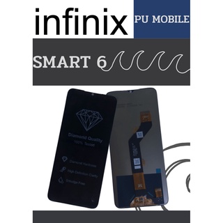 หน้าจอ Infinix Smart 6 แถมฟรี!! ขุดไขควง+ฟิม+กาวติดจอ+หูฟัง อะไหล่มือถือ คุณภาพดี PU Mobile