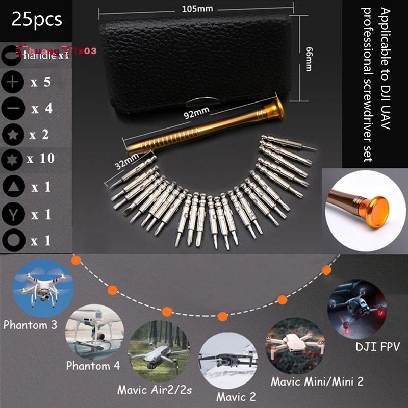 ชุดเครื่องมือไขควง 25 In1 สําหรับ DJI Mavic Air 2 DJI Air 2S DJI Mavic Mini 2 DJI Phantom 3 4 Pro DJ