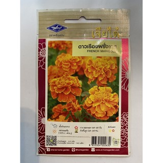 ดาวเรืองฝรั่งเศส เจียไต๋  เมล็ดพันธุ์ดอกไม้ ชื่อพันธ์ุ ดาวเรืองฝรั่งเศส French Marigold เมล็ดพันธ์ุคุณภาพตราเจียไต๋