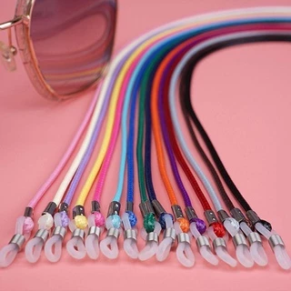 ONGIONETQ Anti Slip Universal Glasses Chain, ที่ใส่แว่นตาสายคล้องแว่นตาอ่านหนังสือเชือก