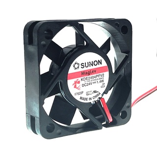 40mm 24V Fan Original New Sunon 3D Printer Printing Mold Cooling Fan KDE2404PFV2 4cm DC 24V 1.4W 40X40X10MM 2-Wire High