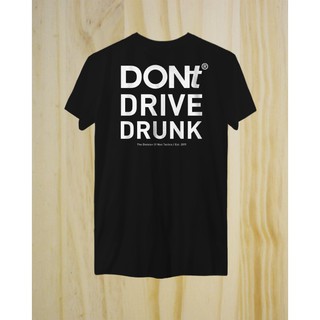 เสื้อยืด DONt DRIVE DRUNK สีดำ แบรนด์ DONt