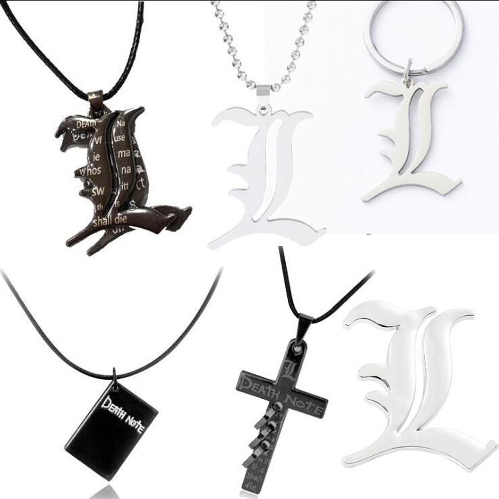 ญี่ปุ่นอะนิเมะ Death Note Death Note Double L โลโก้สร้อยคอจี้