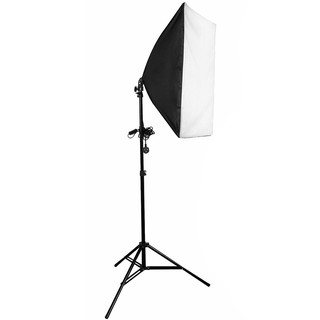 ชุดไฟ Studio 4 Bulb With Softbox 40×60 + Weifeng WT-803 light stand ราคาถูก