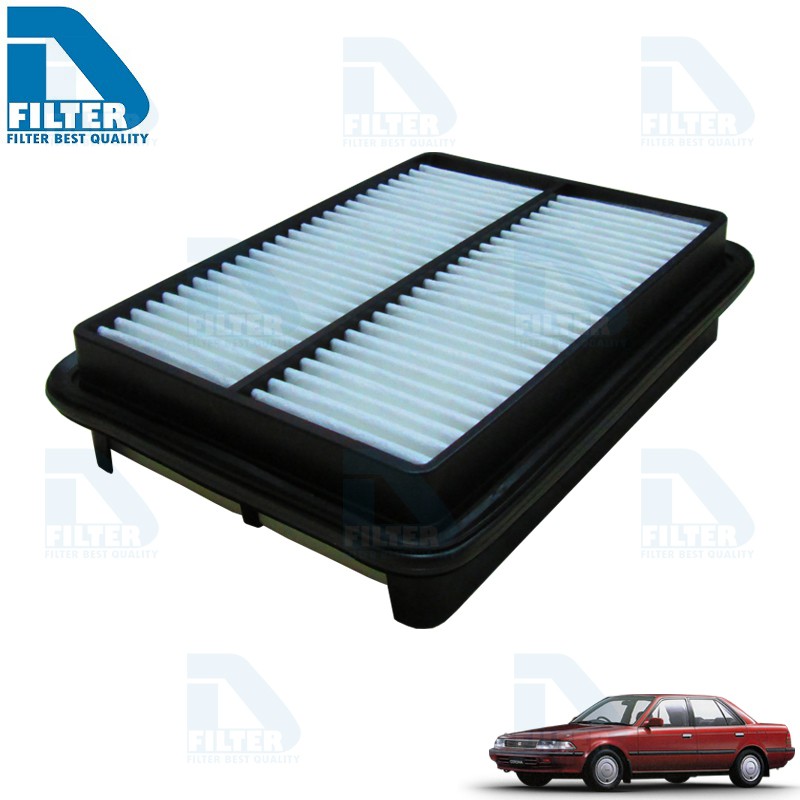 กรองอากาศ Toyota โตโยต้า Corona โคโรน่า AT171,ST171 (เครื่องหัวฉีด) By D Filter (ไส้กรองอากาศ) (TA1484)