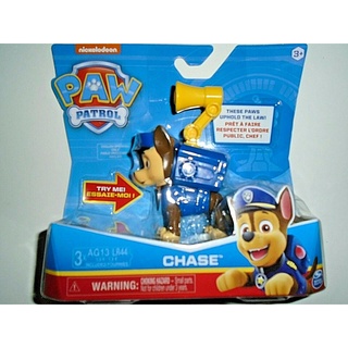 Nickelodeon Paw Patrol Chase พร้อมแพ็คลูกสุนัข และเฟรส - รอยขีดข่วนเล็กน้อย &amp; รอยบุบ pkg.