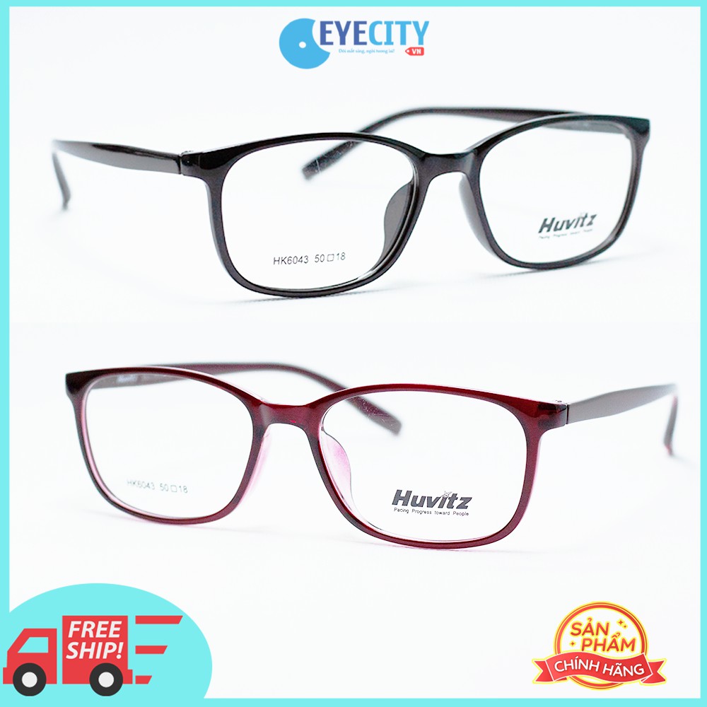 กรอบแว่นตาแฟชั่นเกาหลี Huvitz พลาสติก HK6043 มีหลายสี