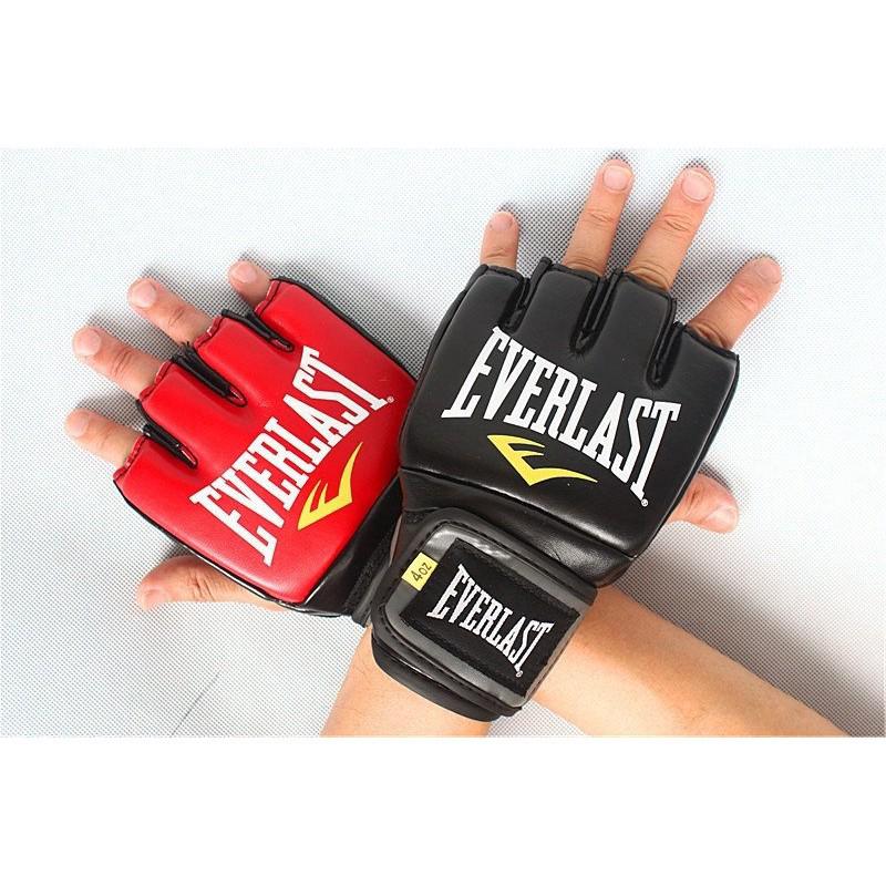 Everlast UFC MMA Muay Thai Everlast ถุงมือชกมวยมืออาชีพ ถุงมือชกมวย ถุงมือกีฬา ถุงมือเตะ ถุงมือชกมวย