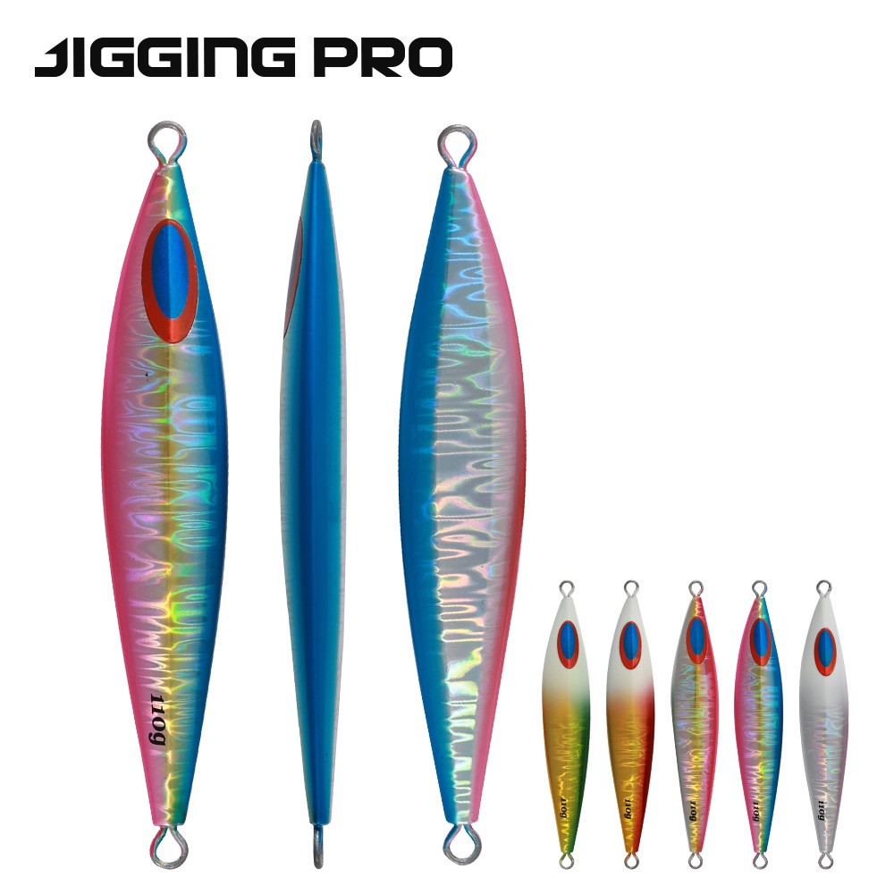 Jiggingpro FK ตกปลา Jigs 110g 150g ตะกั่วโลหะ Jigs Erratic Action Speed Jigging เหยื่อตกปลาน้ําเค็ม