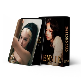 Blackpink JENNIE ROSE LISA Solo Album Photocard Black Pink 2022 Seasons Lomo Card 54 ชิ้น ต่อกล่อง