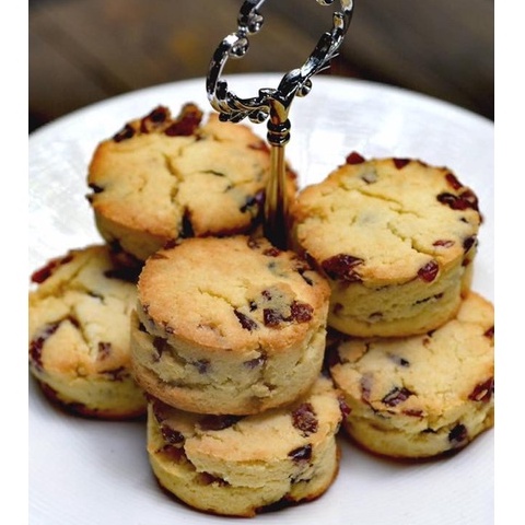 [พร้อมส่ง] CNS🥑 สโคนคีโต สโคนเนยสด สโคนแครนเบอร์รี่ 💛 ขนมคีโต คุกกี้ คีโต ไร้แป้ง ไร้น้ำตาล (1กล่อง=1 ชิ้น) - รูปที่ 3