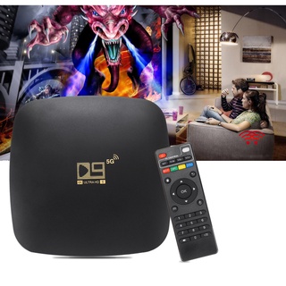 Android TV รองรับภาษาไทย รองรับแรม 2.4Gและ5G Dual Wifi Bluetooth 4.1 Set-Top Box 4K Media Player Youtube IPTV Smart Box