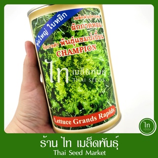 ผักกาดหอม แชมป์เปี้ยน เมล็ดพันธุ์ ผักกาดหอม ตรา 3A AAA บรรจุ 400 กรัม