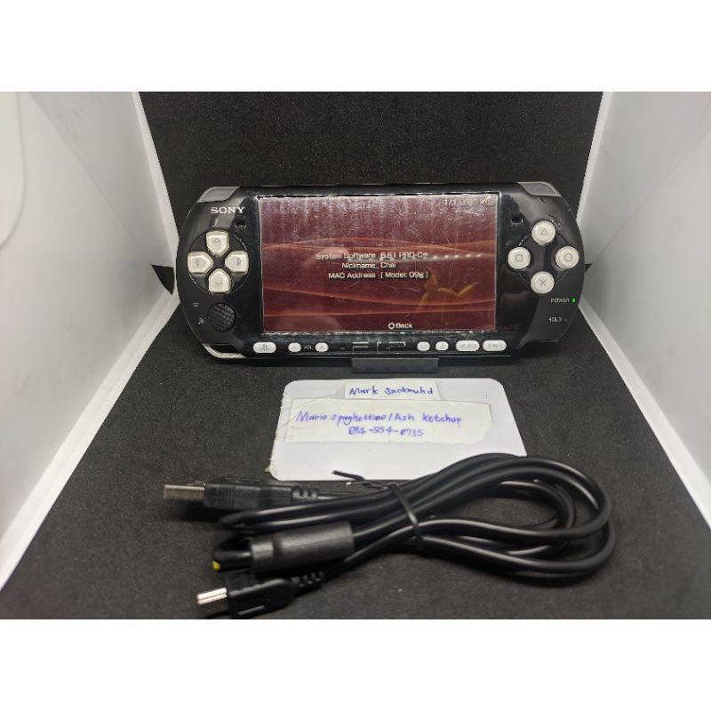 PSP 3000 เน้นเล่น แปลงเล่นผ่านเมม 4GB