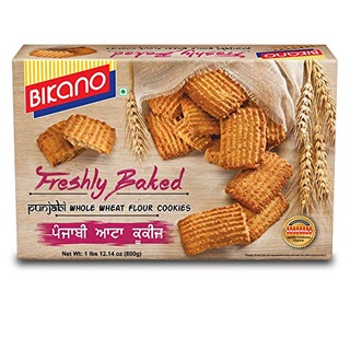BIKANO Whole Wheat Flour Cookies 800gm (ATTA PATTI BISCUIT 800GM)