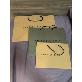 ถุงกระดาษ Charles&amp;Keith Jo Malone ของแท้💯% จาก Shop ถุงกระดาษแบรนด์