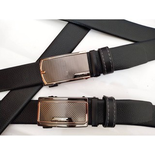 พร้อมส่ง เข็มขัดทำงานผู้ชาย หัวล็อคอัตโนมัติ **คละลาย**  (สินค้าถ่ายจากงานจริง)