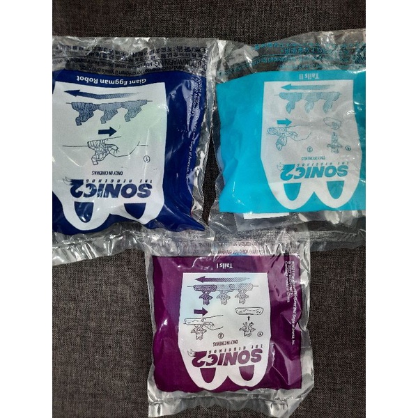 ของเล่นของ Mcdonald Sonic 2 The Hedgehog Knuckles Tails III Kids