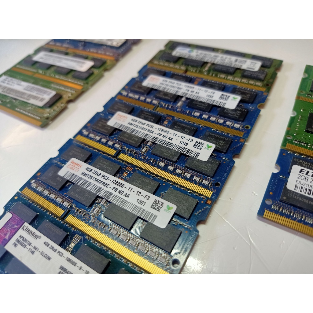แรมโน๊ตบุ๊ค  DDR4 DDR3 DDR3L 4GB 2GB มือสอง