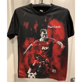 เสื้อยืดผ้าฝ้ายพิมพ์ลายขายดี Paul Scholes T-Shirt⚽️