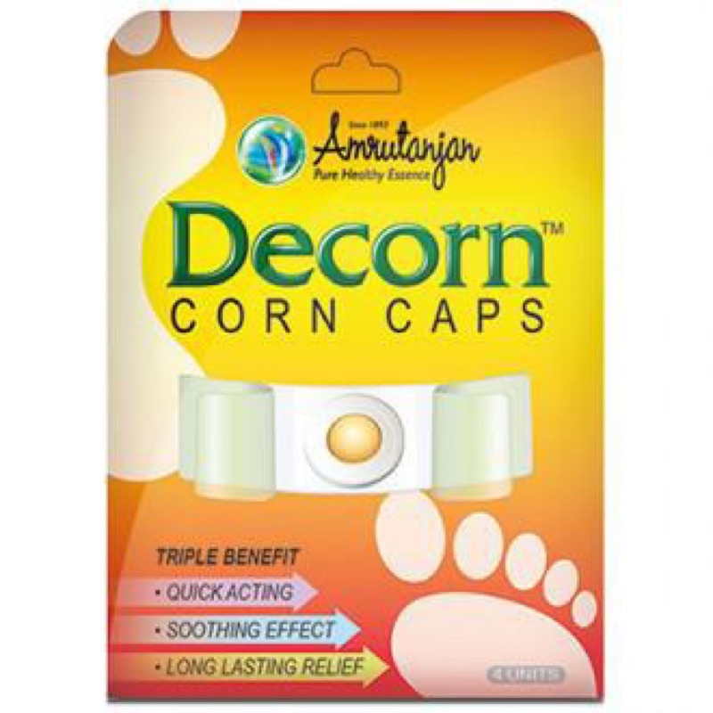 Amrutanjan Decorn Corn Caps แพ็ค 4