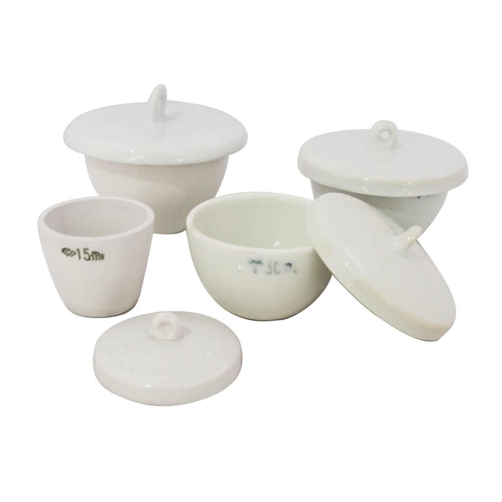 เบ้ากระเบื้อง (Porcelain Crucible with Lid) ราคา ถูกที่สุด ดีลบีเคเค แกลเลอรีภาพที่ 3