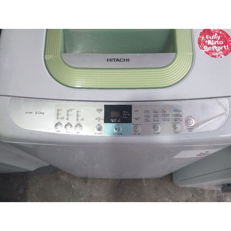 ขายเครื่องซักผ้าฝาบนHitashi8kg